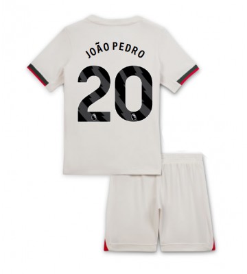 Chelsea Joao Pedro #20 Udebanetrøje Børn 2025-26 Kortærmet (+ Korte bukser)